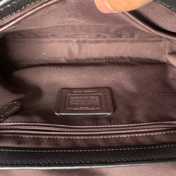 Coach Cassie Top Handle Black Pebbled Leather
Convertible Bag - Picture 8 of 16